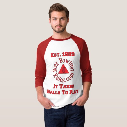 Beer Bowling Regels die het afpakt Shirt (Voorkant volledig)
