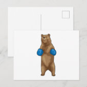 Beer Boxer Bokshandschoenen Briefkaart (Voorkant / Achterkant)