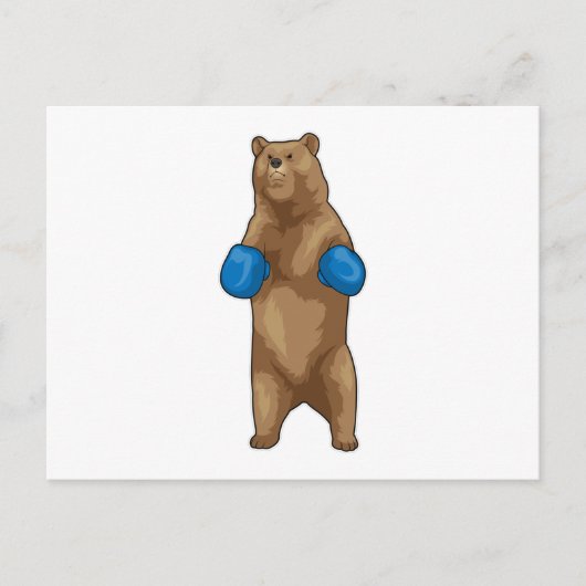 Beer Boxer Bokshandschoenen Briefkaart (Voorkant)