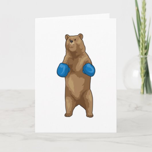 Beer Boxer Bokshandschoenen Kaart (Voorkant)