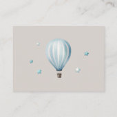 Beer Boy Baby shower Boekaanvraag Informatiekaartje (Achterkant)