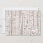 Beer Boy Baby shower Invitation Rustic Woodland Kaart (Achterkant)