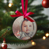 Beer Boy Eerste Kerstmis Foto Ornament