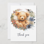 Beer Boy First Birthday en Baptisme Kaart (Achterkant)