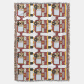 Beer brandend vrachtwagen deken (Voorkant Verticaal)