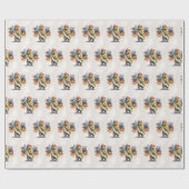 Beer brandweerman van Californië Cadeaupapier (Vlak)