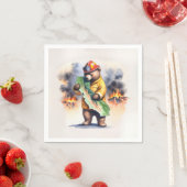 Beer brandweerman van Californië Servet (Insitu)