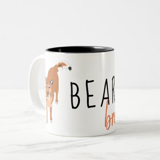 Beer Break Tweekleurige Koffiemok (Voorkant links)