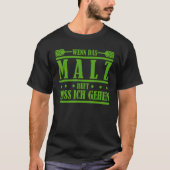 Beer Brew Paddle Malt Brewery T-shirt (Voorkant)