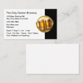Beer Brewery Beer Mugs Business Cards Visitekaartje (Voorkant / Achterkant)