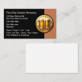 Beer Brewery Beer Mugs Business Cards Visitekaartje (Voorkant / Achterkant)