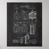 Beer Brewing System Patent Poster (Voorkant)