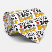 Beer Bride Stropdas (Opgerold)