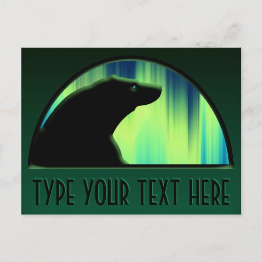 Beer Briefkaart Native Aurora Beer Art Briefkaarte (Voorkant)