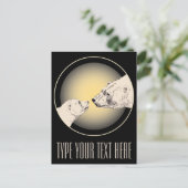 Beer Briefkaarten van poolBeren (Staand voorkant)