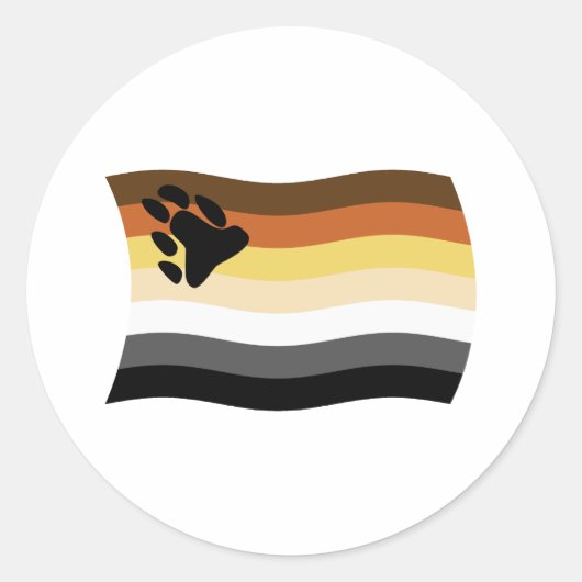 Beer Brotherhood Flag Sticker (Voorkant)