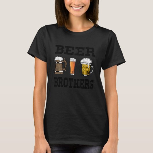 Beer Brothers drinking and party themed sets  1 T-shirt (Voorkant)