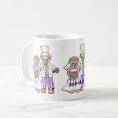 Beer bruid en bruidegom mokken (Voorkant links)