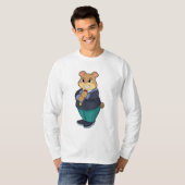 Beer bruidegom met pak t-shirt (Voorkant volledig)