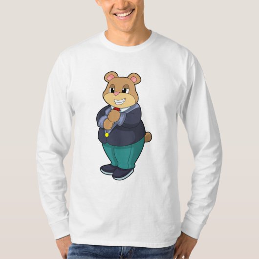 Beer bruidegom met pak t-shirt (Voorkant)