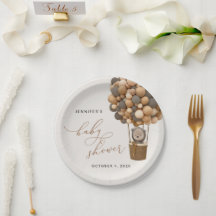 Beer, bruine ballonnen, heteluchtballon, Baby show