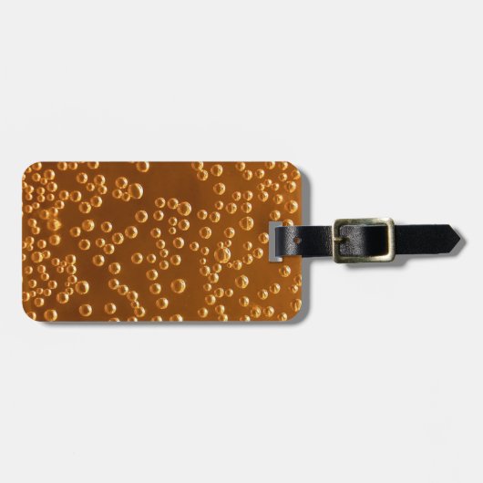 Beer Bubbles Bagagelabel (Voorkant horizontaal)