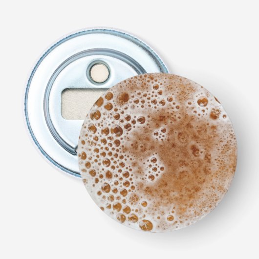 BEER BUBBLES BUTTON FLESOPENER (Voorkant)