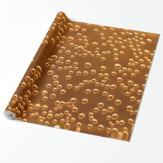 Beer Bubbles Cadeaupapier (Uitgerold)