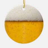 Beer Bubbles Close-up Keramisch Ornament (Voorkant)
