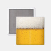 Beer Bubbles Close-up Magneet (Voorkant / Achterkant)