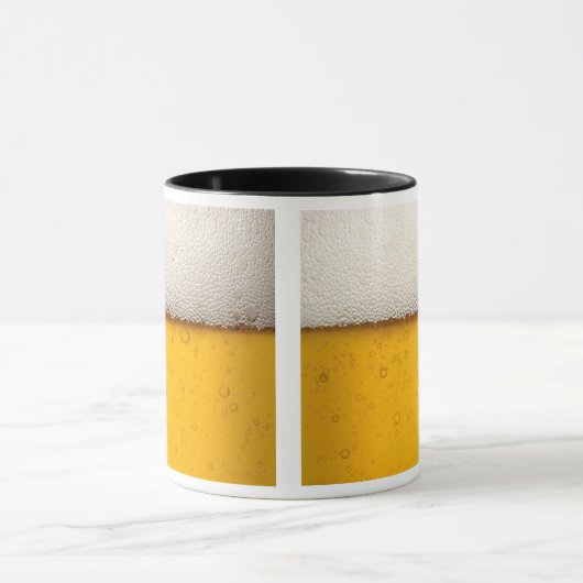 Beer Bubbles Close-up Mok (Midden)