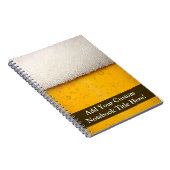 Beer Bubbles Close-up Notitieboek (Rechterzijde)