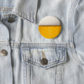 Beer Bubbles Close-up Ronde Button 5,7 Cm (In situ)