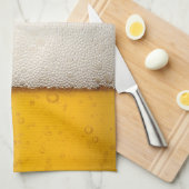 Beer Bubbles Close-up Theedoek (Quarter Fold)