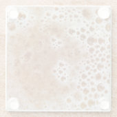 BEER BUBBLES GLAZEN ONDERZETTER (Achterkant)
