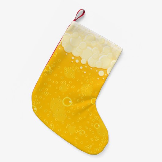 Beer Bubbles 🍺 Kleine Kerstsok (Voorkant (Hangend))