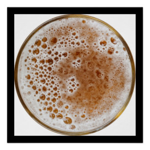 BEER BUBBLES PERFECT POSTER