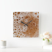 BEER BUBBLES VIERKANTE KLOK (Huis)