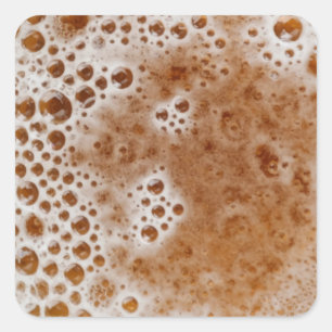 BEER BUBBLES VIERKANTE STICKER