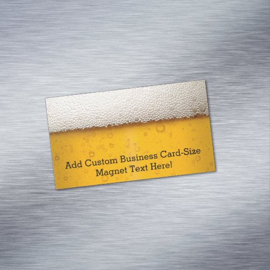 Beer Bubbles Visitekaartje Magneet (Voorbeeld)