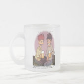 Beer Buddies Frosted Glass Matglas Koffiemok (Links)