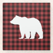 Beer Buffalo Check Marble Stone Onderzetter (Voorkant)