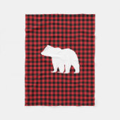 Beer Buffalo Check Mountain Living Fleece Deken (Voorkant)