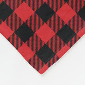 Beer Buffalo Check Mountain Living Fleece Deken (Hoek)