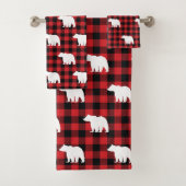 Beer Buffalo Check Pattern Bath Towel set Bad Handdoek (Insitu)