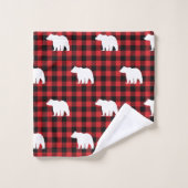 Beer Buffalo Check Pattern Bath Towel set Bad Handdoek (Wasdoekje)