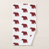 Beer Buffalo Check Pattern Bath Towel set Bad Handdoek (Handdoek)