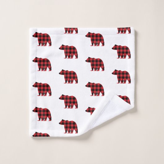 Beer Buffalo Check Pattern Bath Towel set Bad Handdoek (Wasdoekje)
