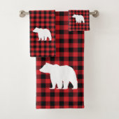 Beer Buffalo Check Pattern Bath Towel set Bad Handdoek (Insitu)