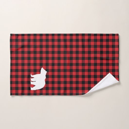 Beer Buffalo Check Pattern Bath Towel set Bad Handdoek (Handdoek)